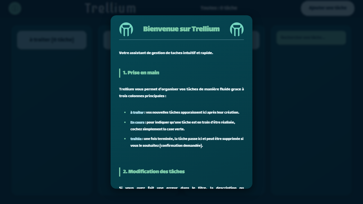 Preview of Trellium — Mini Trello
