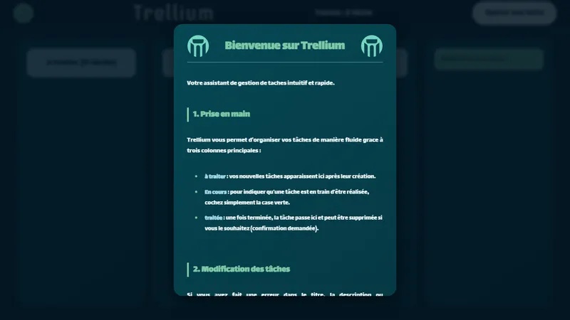 Preview of Trellium — Mini Trello
